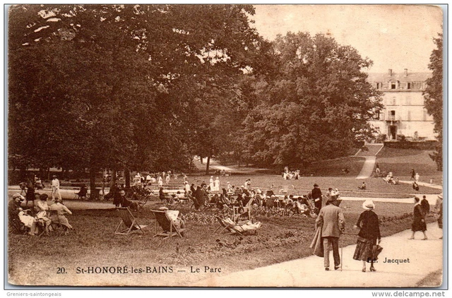 58 SAINT HONORE LES BAINS - le parc.