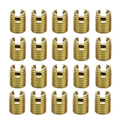 Akozon Inserto Filettato Autofilettante 20pz Inserti Filettati 302 Viti (K0n)