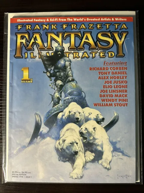 Frank Frazetta FANTASY ILLUSTRATED 1st Issue 1998