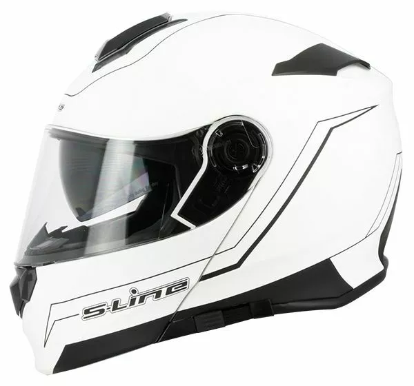 Casco Helmet Modulare Moto S-LINE S550 BIANCO + PINLOCK taglia M