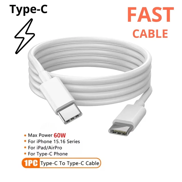 Cavo USB-A / USB-C 1.8m 65W 5A Per Ricarica Veloce SUPERVOOC – Compatibile Con OPPO, Realme, OnePlus – Trasferimento Dati 480Mbps – Colore Bianco