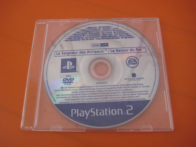 Jeu PS2 LE SEIGNEUR DES ANNEAUX le retour du roi Console Playstation 2 Promo EA