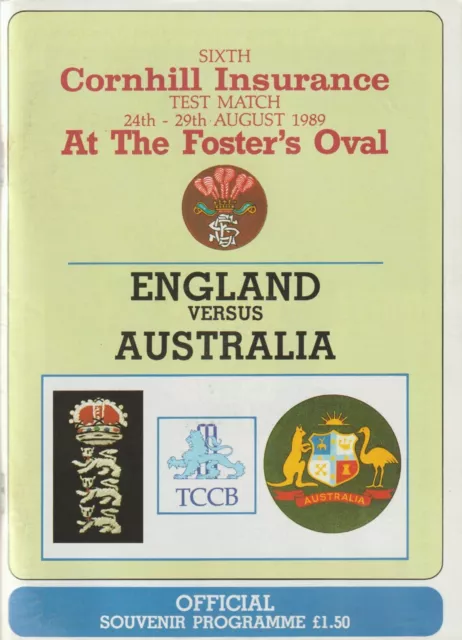 * England Cricket International Home Programmes - Choose From List *