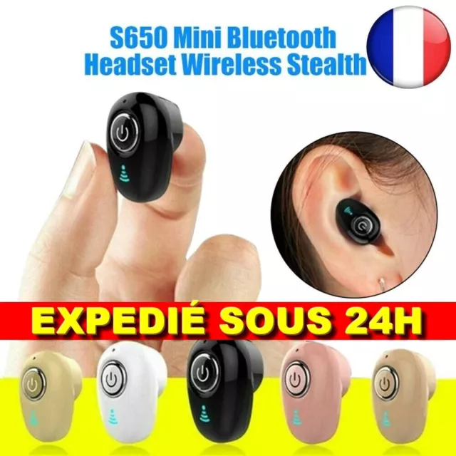 ✅ Ecouteur Sans Fil Bluetooth Invisible Casque Kit Main Libre Audio Oreilette