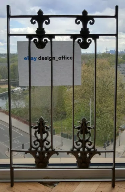 Victorian Cast Iron Rail Decorative Balcony Railing Panel