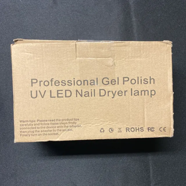 54W Max SUNPolish Gel UV Curing LED Nail Dryer Lamp Pro Manicure Machine 24v 3