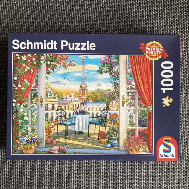 Schmidt Spiele 58976 Terrace in Paris, 1000 Piece Jigsaw Puzzle