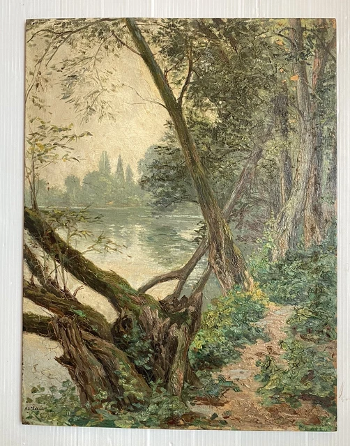 Aquarelle Originale – Arbres Dans Le Paysage – Harry Walter Yorke – 1924 – Signée