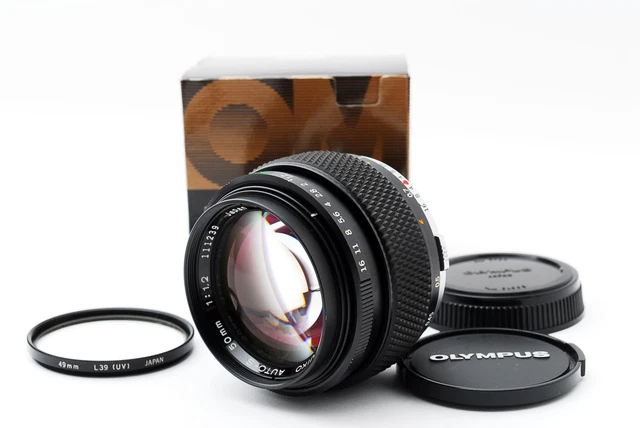 [Exc+3] Olympus OM System Zuiko Auto-S 50mm f/1.2 MF Lens #111239 From JAPAN
