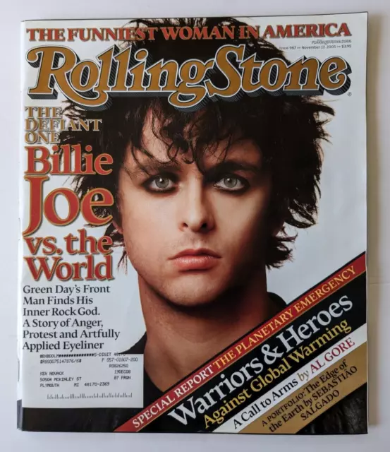 Rolling Stone Magazine Nov 2005 Billie Joe
