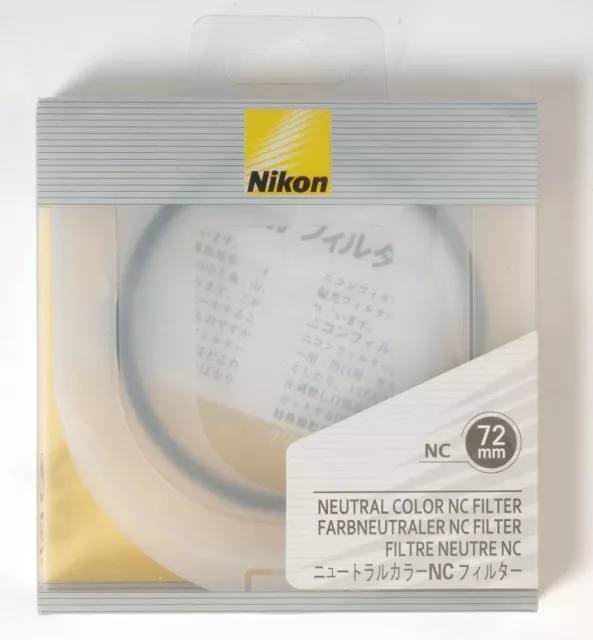 for Nikon NC Neutral Color filter protection UV 72mm Accessory