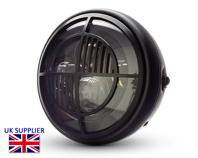 Feu Arrière LED Alchemy Parts Pour Moto Custom – Rétro, Café Racer, Scrambler, Diamètre 60 Mm, 12V, Support Inclus