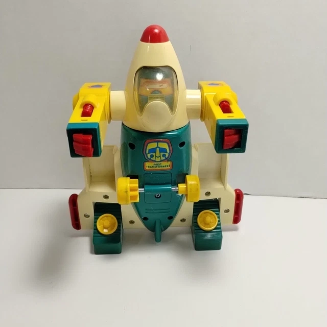VINTAGE 1986 PLAYSKOOL Takara My First Transformer JetKun Action