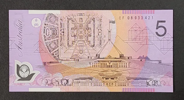 Australia 2008 $5 Banknote Stevens/Henry R221b UNC #3-103