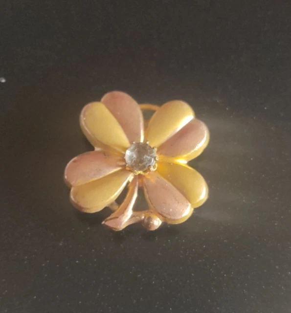 Broche Ancienne Pièce Victor-Emmanuel II - Trèfle à 4 Feuilles - Antiquité