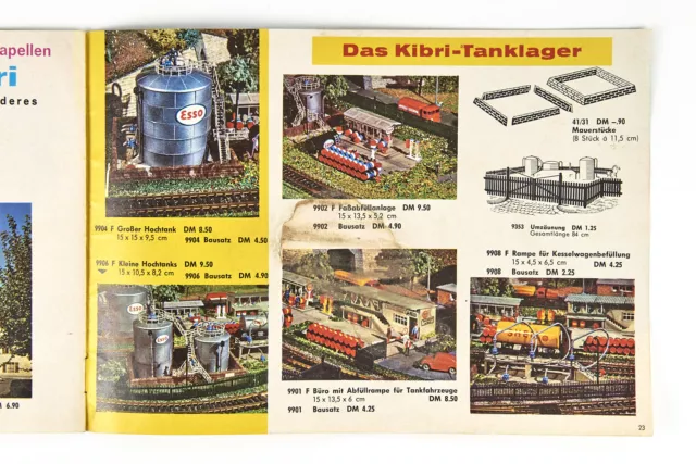 Lot 200209 Kibri Hauptkatalog 1962 mit Brückenbau, Figuren - bitte lesen! 3