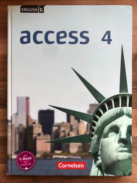 ENGLISH G ACCESS 4, Englisch Schülerbuch 8. Klasse, Cornelsen EUR 8,00