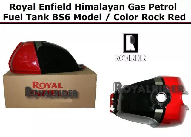 Royal Enfield "HIMALAYAN GAS PETROL FUEL TANK BS6 MODEL / COLOR ROCK RED"
