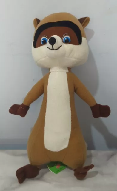 Gosh 2006 Dreamworks Over The Hedge RJ The Raccoon Plush Toy