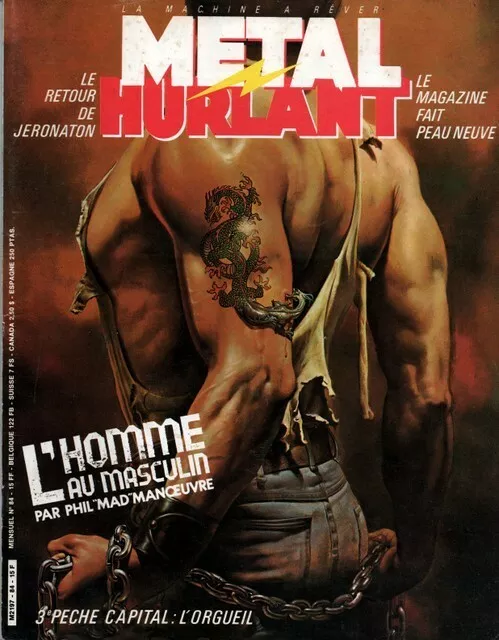 Metal Hurlant N°84. Ed Humanos. 1983.