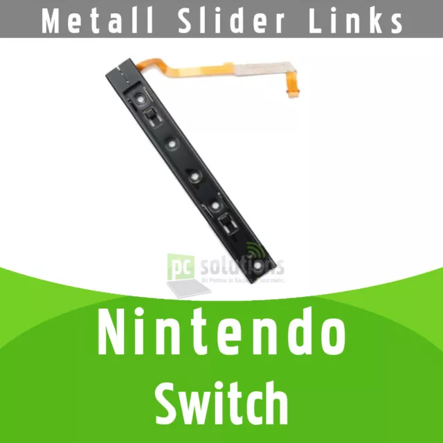 ✅ Nintendo Switch Linke Metall Schiene Slider Rail Links + Flex Kabel Joy-Con