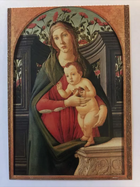 Künstlerkarte A. Korsch Verlag • Sandro Botticelli  - Madonna mit dem Kind …