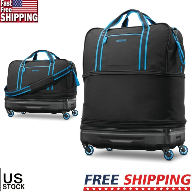 NEW Rolling Duffel Bag Wheeled Expandable Luggage Suitcase Spinner Carry Duffle