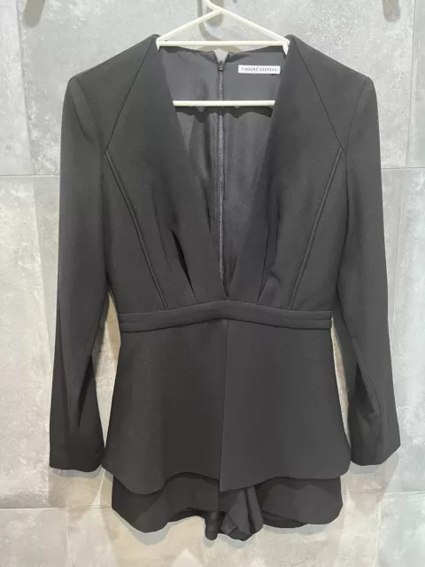 FINDERS KEEPERS ‘Next In Line’ Black Playsuit Size M NWT 2