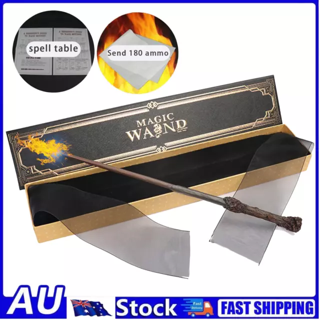 Harry Potter Magical Fire Wand Shoot Fire-Breathing Fireball Wizard Cosplay,AUS