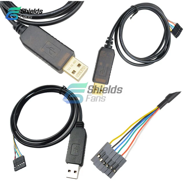 ORIGINAL FTDI FT232RL USB to TTL RS232 6PIN Serial Adapter Cable for ...