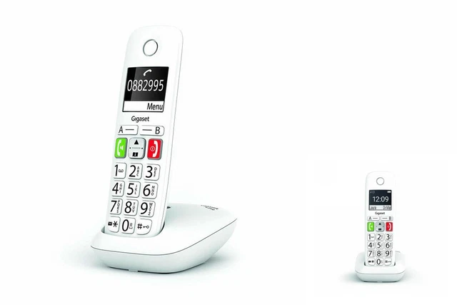 Telefono cordless Gigaset E290 telefono bianco