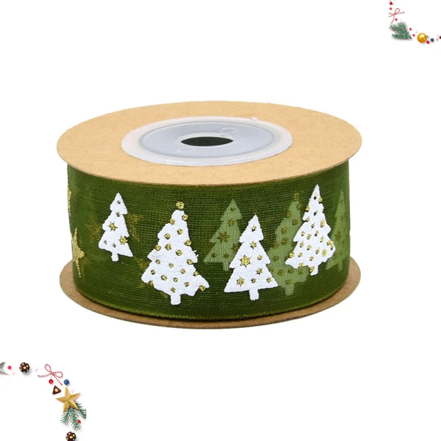 xmas satin ribbons 2x Weihnachten Geschenk Band Urlaub Band Weihnachten Band Url 6
