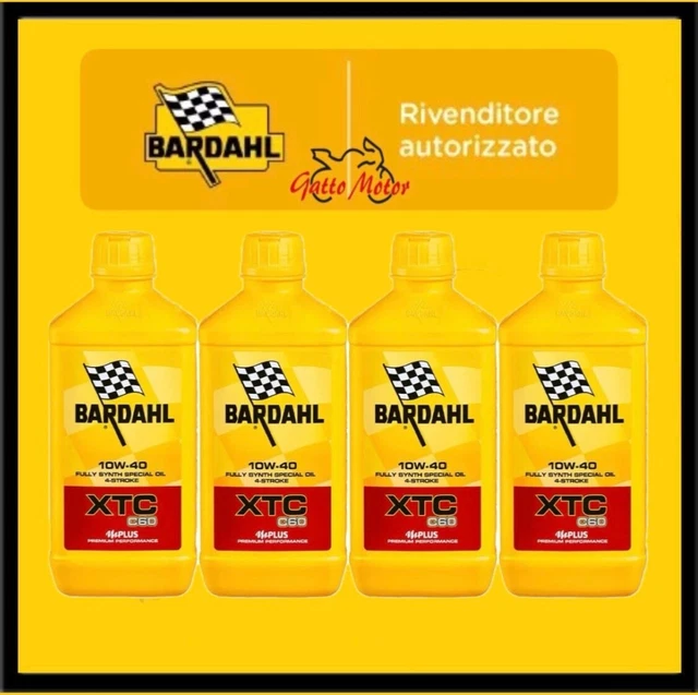 Bardahl Bardhal XTC C60 10w30 Moto Olio Motore Sintetico Jaso Ma2 6 - Foto 10