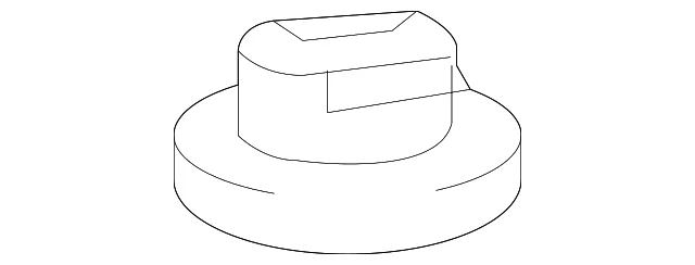 Genuine Toyota Rocker Molding Clip 75867-52020