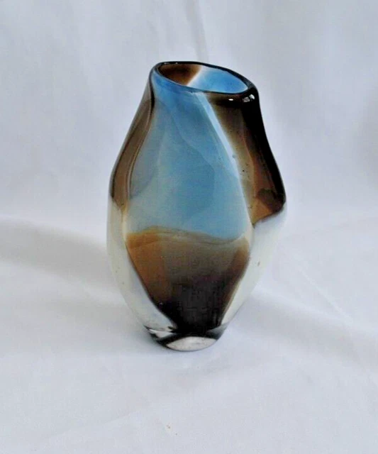 Hand Blown Art Glass Vase