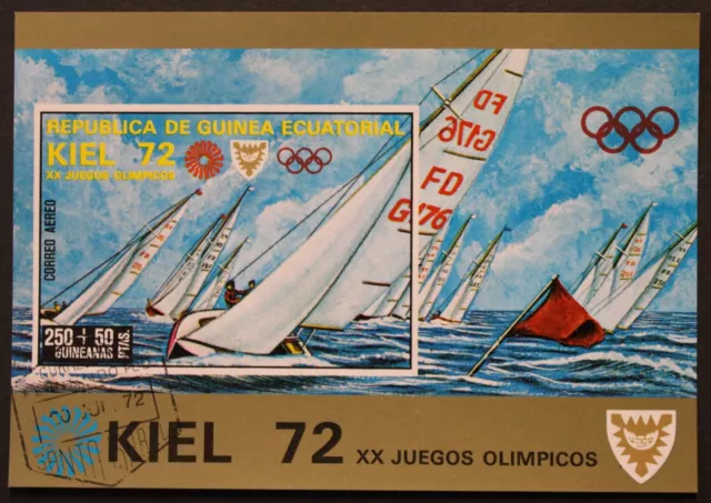 Äquatorialguinea: Michel Block-Nr. 16 "Olymp. Sommerspiele´72" aus 1972, gest.