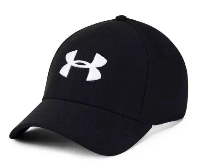 Under Armour Blitzing 3.0 Mens Stretch Fit Baseball Cap Hat Black - L/XL