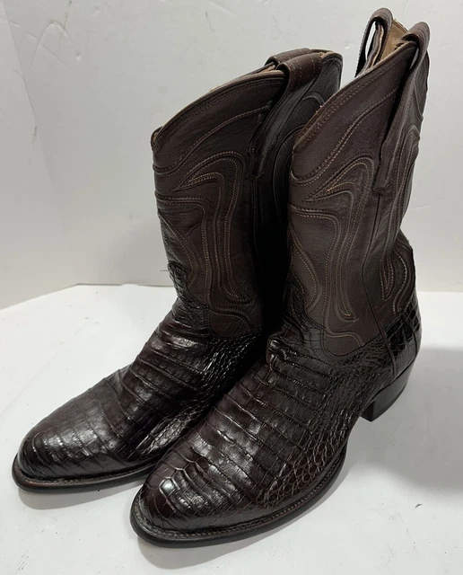 TECOVAS THE DILLON Mens 10 G Brown Leather Great Condition £230.54