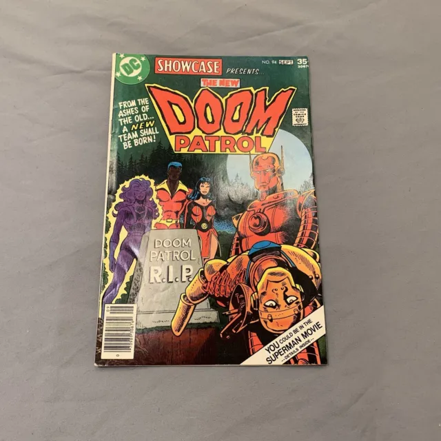 Showcase #94 DC Comics 1st Team App Origin Of 2nd Doom Patrol Key VG/FN