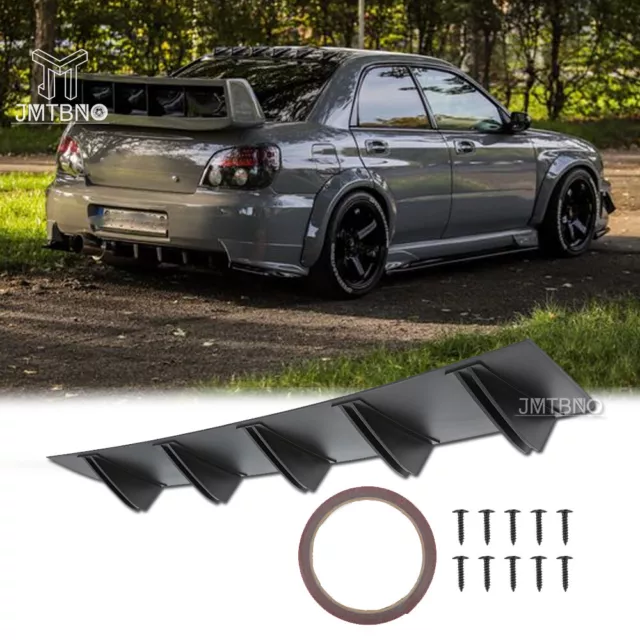For Subaru 2004-2020 Car Rear Diffuser Bumper Fins Spoiler Lip Splitter Chin Lip