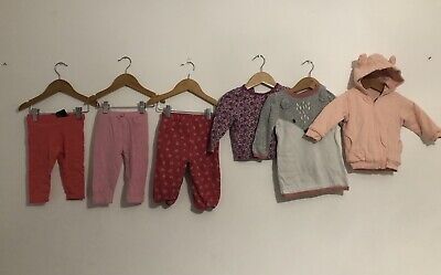 Baby Girls Bundle Of Clothes Age 6-9 Months H&M M&S Gap Jojo Maman Bebe