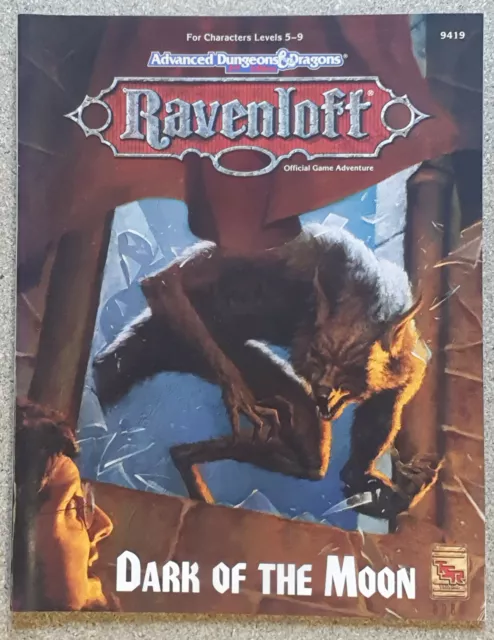 AD&D 2e Ravenloft: Dark of the Moon (TSR 9419) 1993 NEW/Unused