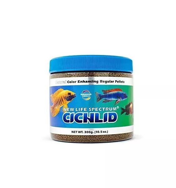 Nuevo Life Spectrum Cíclido Regular Pellet Hundido Pellet Pescado Alimentos 300 g