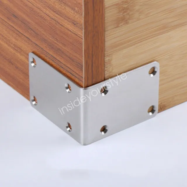 Metal Corner Brackets Heavy L shape Galvanized Angle Braces Furniture Fixing 5