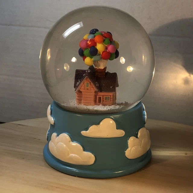 DISNEY PIXAR UP Carl & Ellie's Balloon House Snow Globe Snowglobe No