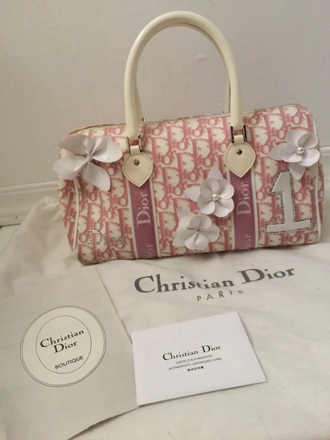 Dior Girly Boston Bag – Dina C's Fab and Funky Consignment Boutique