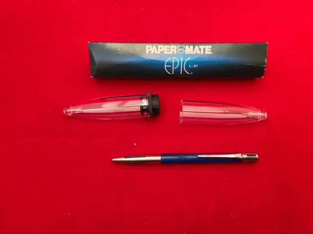 Papermate, penna a sfera, EPIC LE, Blu e acciaio , nuovo