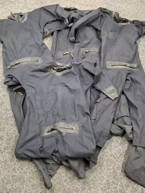 Pacchetto lotto di lavoro tuta asciutta immersiva originale UKSF SAS SBS Surplus Gore-Tex X 5