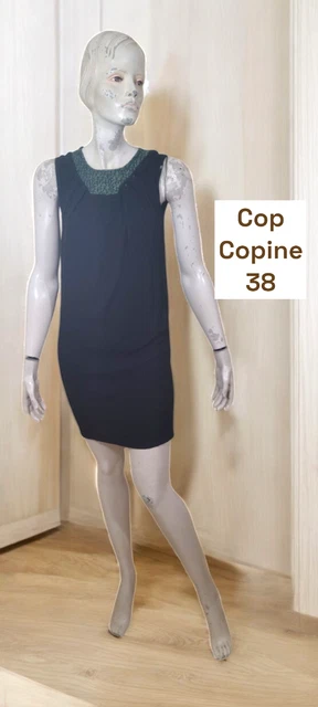 Robe Cop Copine Modèle Prado Taille 38 – Violette Manches 3/4, état Correct