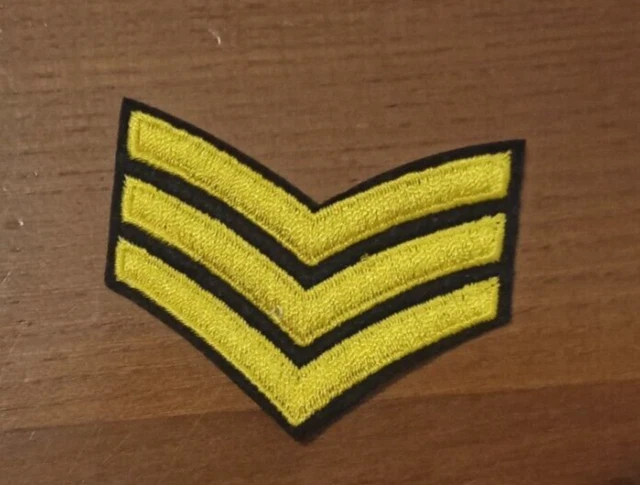 Patch Insigne Sergent Armée Britannique - Années 1950 - 150 X 60 Mm